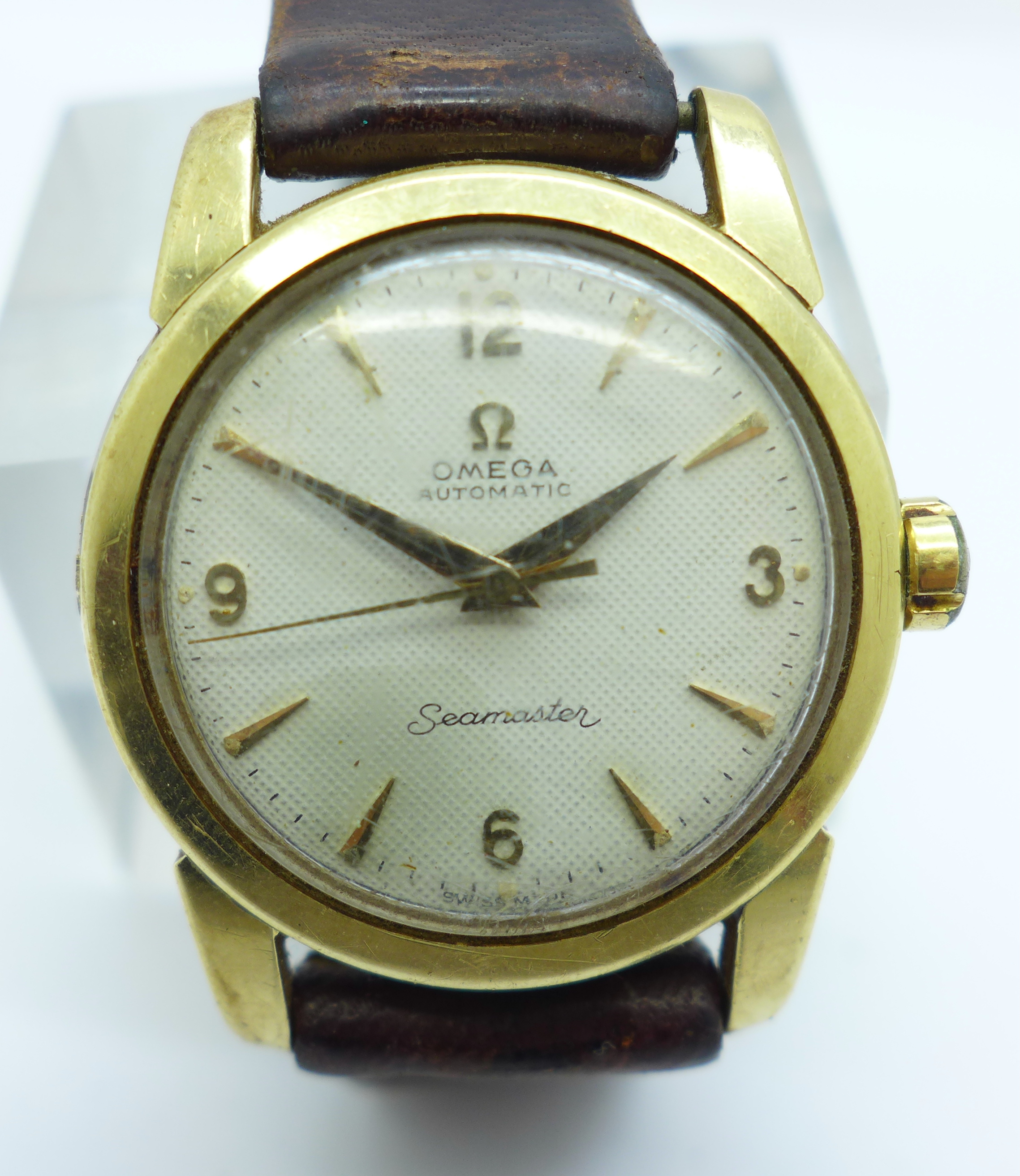 An Omega Seamaster automatic wristwatch, the case back bears inscription, 30mm case - Bild 2 aus 5