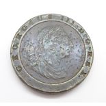 A George III cartwheel two penny coin, 1797