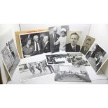 Politics; a collection of Harold Wilson press photographs and family photographs and an envelope