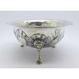 A late Victorian silver bowl, Birmingham 1897, a/f, repairs to the rim, 123g, diameter 11.5cm