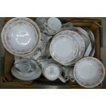 A Noritake Rose six setting tea and dinner service **PLEASE NOTE THIS LOT IS NOT ELIGIBLE FOR
