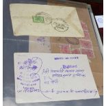 Stamps; Nepal postal history and stamps in album