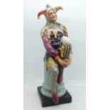 A Royal Doulton figure, The Jester, HN2016, 25cm