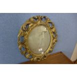 An 18th Century Italian Florentine carved giltwood mirror