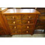 A Victorian mahogany chest of drawers