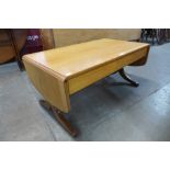 A Nathan teak drop-leaf coffee table