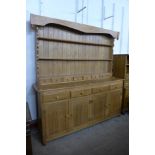 An oak dresser