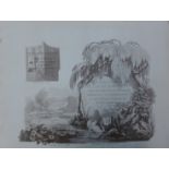 A folio of eleven prints, A Series of Picturesque Views of the River Thames, From the Drawings of
