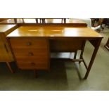 A Symbol Furniture teak desk