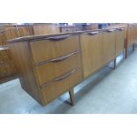 A teak sideboard