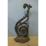 A Victorian cast iron bracket