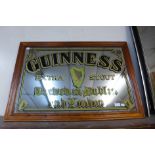 A Guinness advertising mirror