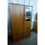 A Symbol Furniture teak wardrobe