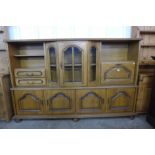 A Dutch style oak dresser