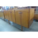 A teak sideboard