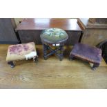 Three 19th Century stools