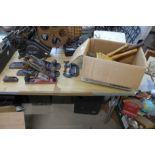 Assorted woodworking tools