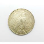 A 1922 American one dollar coin