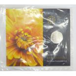 The Royal Mint, The 2009 UK Kew Gardens 50p Brilliant Uncirculated Coin, (in packet and sealed bag)