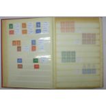 Stockbook of GB sideways and inverted watermarks, booklet panes, booklets and coil stamps (Noted