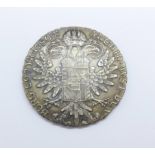 A 1780 Marie Theresia coin