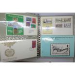 Stamps; Guernsey Post Office stamp books, x20 sheets, covers, mint stamps x23