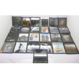 A collection of magic lantern slides, mainly scenes of South Africa (25), some a/f