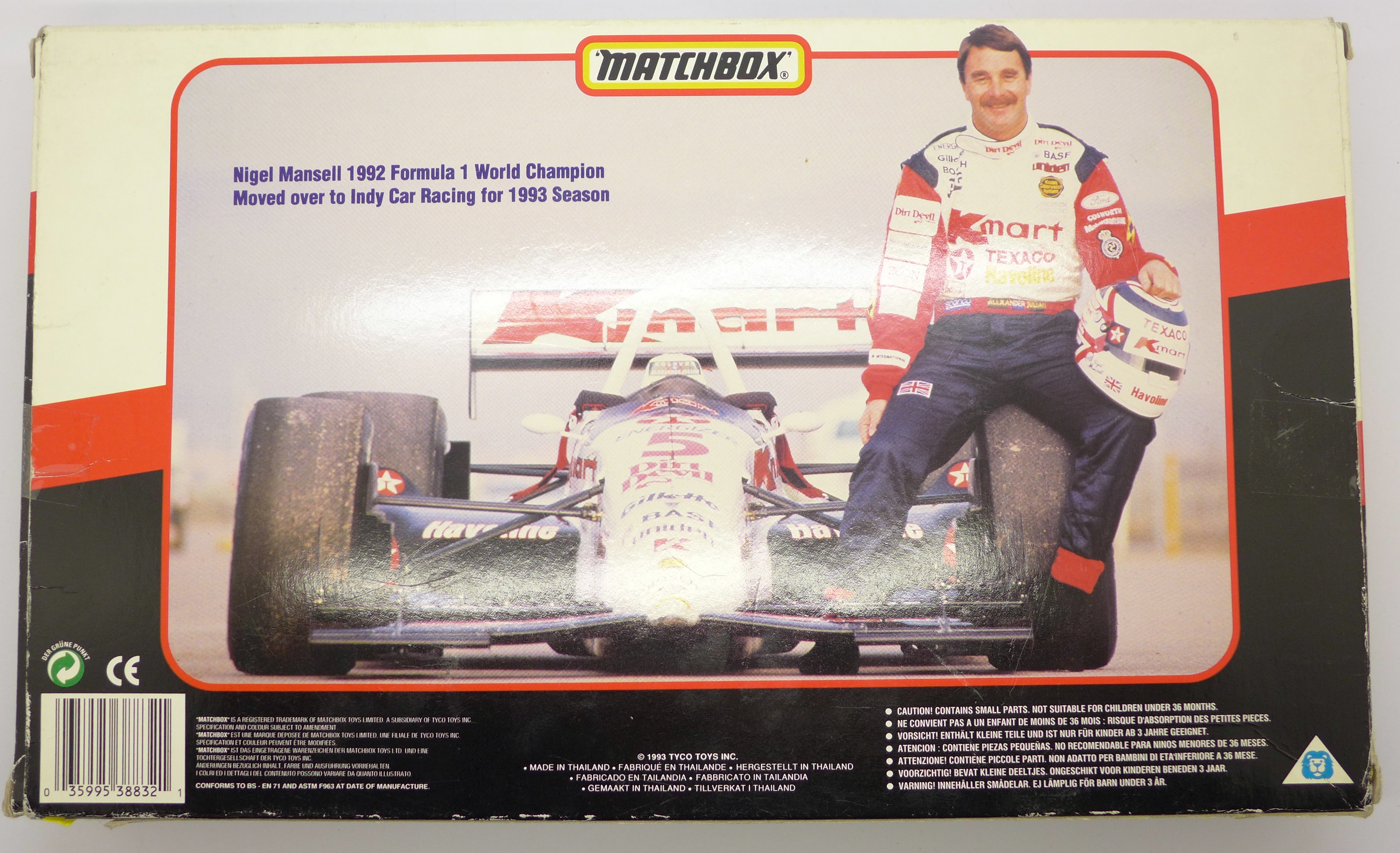 A Matchbox Nigel Mansell Collection Indy Car die-cast model set, boxed - Image 5 of 6