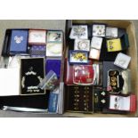 Jewellery including silver, boxed