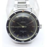 An Omega Seamaster 120 wristwatch, the case back bears inscription