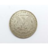 An 1879 American silver dollar, San Francisco mint