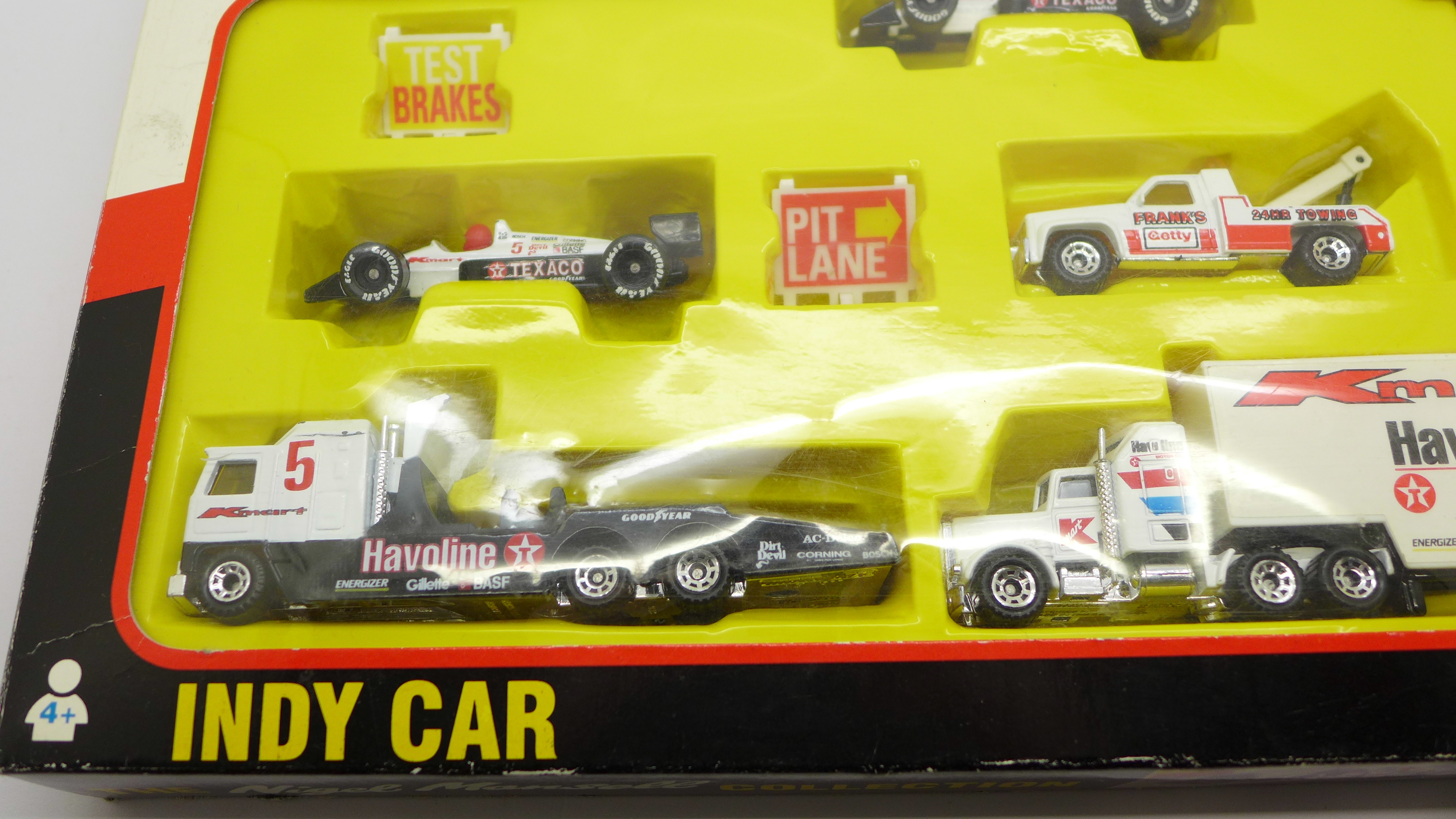 A Matchbox Nigel Mansell Collection Indy Car die-cast model set, boxed - Image 2 of 6