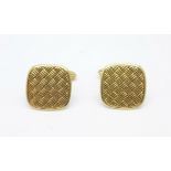 A pair of 9ct gold cufflinks, 8.4g