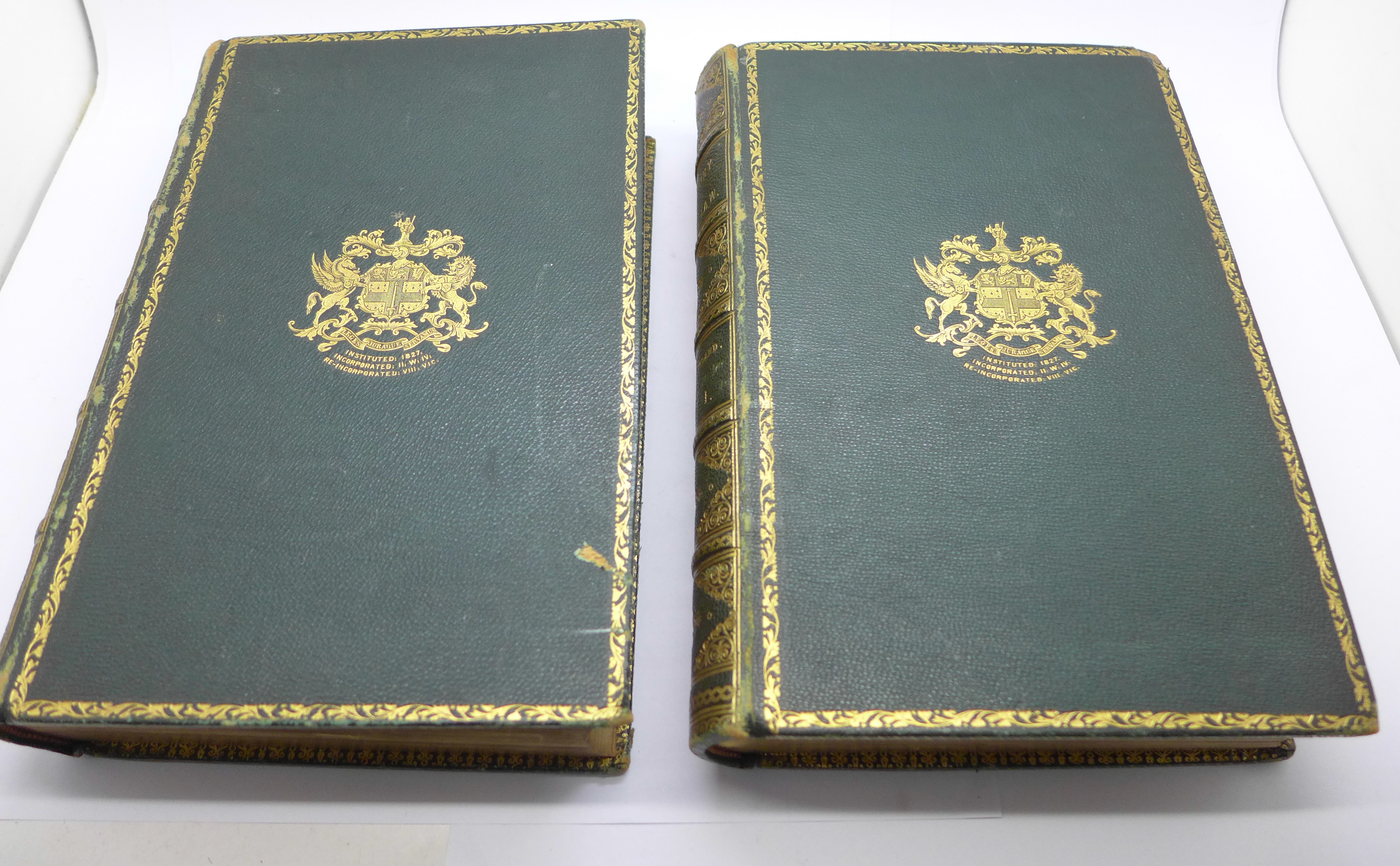 Two volumes; The History of English Law before the time of Edward I, Pollock & Maitland, 1895 - Image 6 of 6