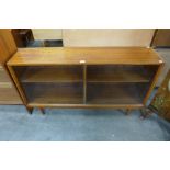 A teak bookcase