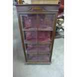 A small Edward VII mahogany display cabinet