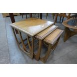 A G-Plan Astro teak nest of tables