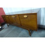 A Stonehill teak Stateroom sideboard, 72cms h, 182cms w, 43cms d