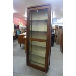 A large mahogany display cabinet