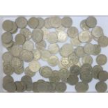 100 Post-1946 half-crown coins