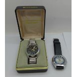 A Limit International wristwatch with Incabloc, and a Citizen automatic wristwatch, boxed, Citizen