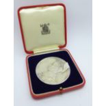 A silver Royal Mint George VI 12 May 1937 Coronation Medal, cased