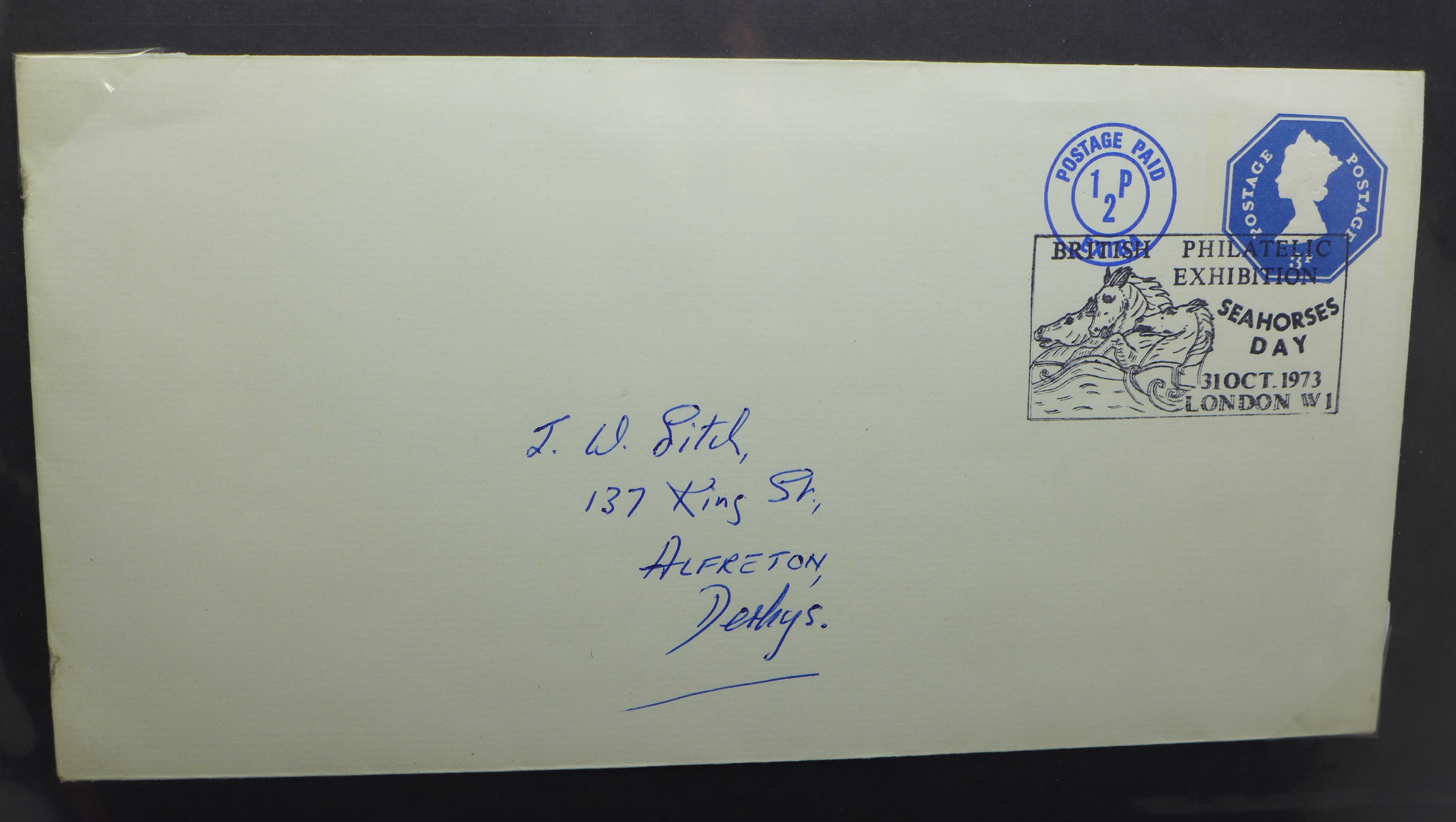 Stamps:- Great Britain Seahorses and related items including cover to Argentina, Royal Mail Repro - Bild 2 aus 7