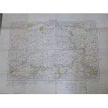 Two 1950's British War Office air crew silk survival maps, Trieste and Helsinki and a 1940's War