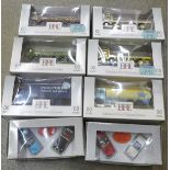 Die-cast model vehicles, six EFE/Gilbow including Pickfords, Whitbread and Furlong Bros and two