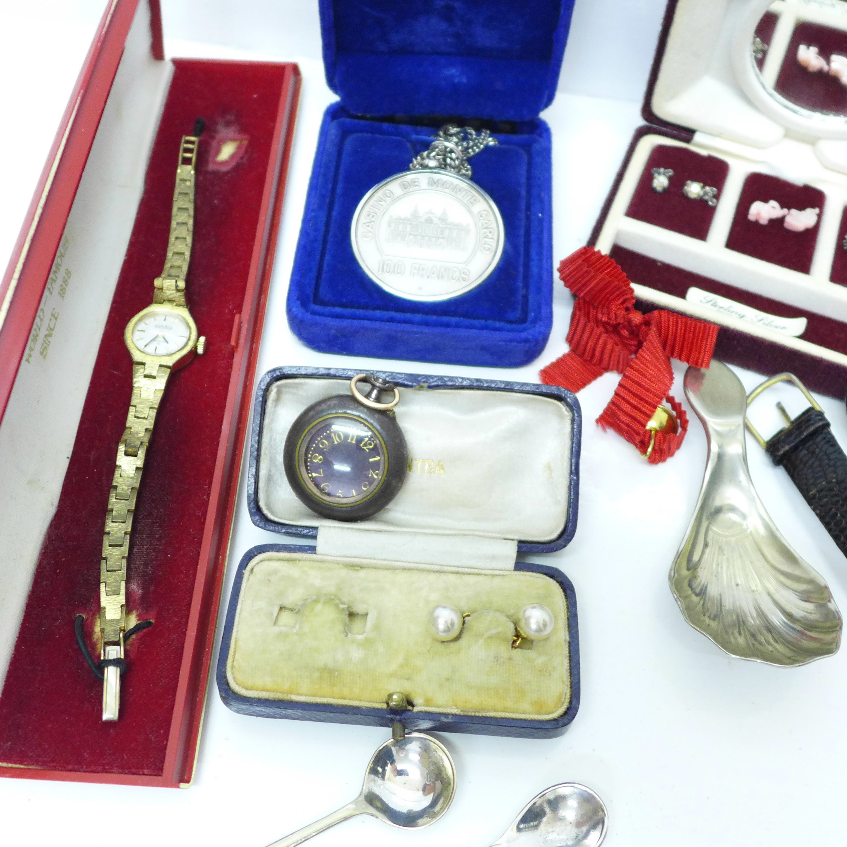 Wristwatches, a snuff box, etc. - Image 2 of 6