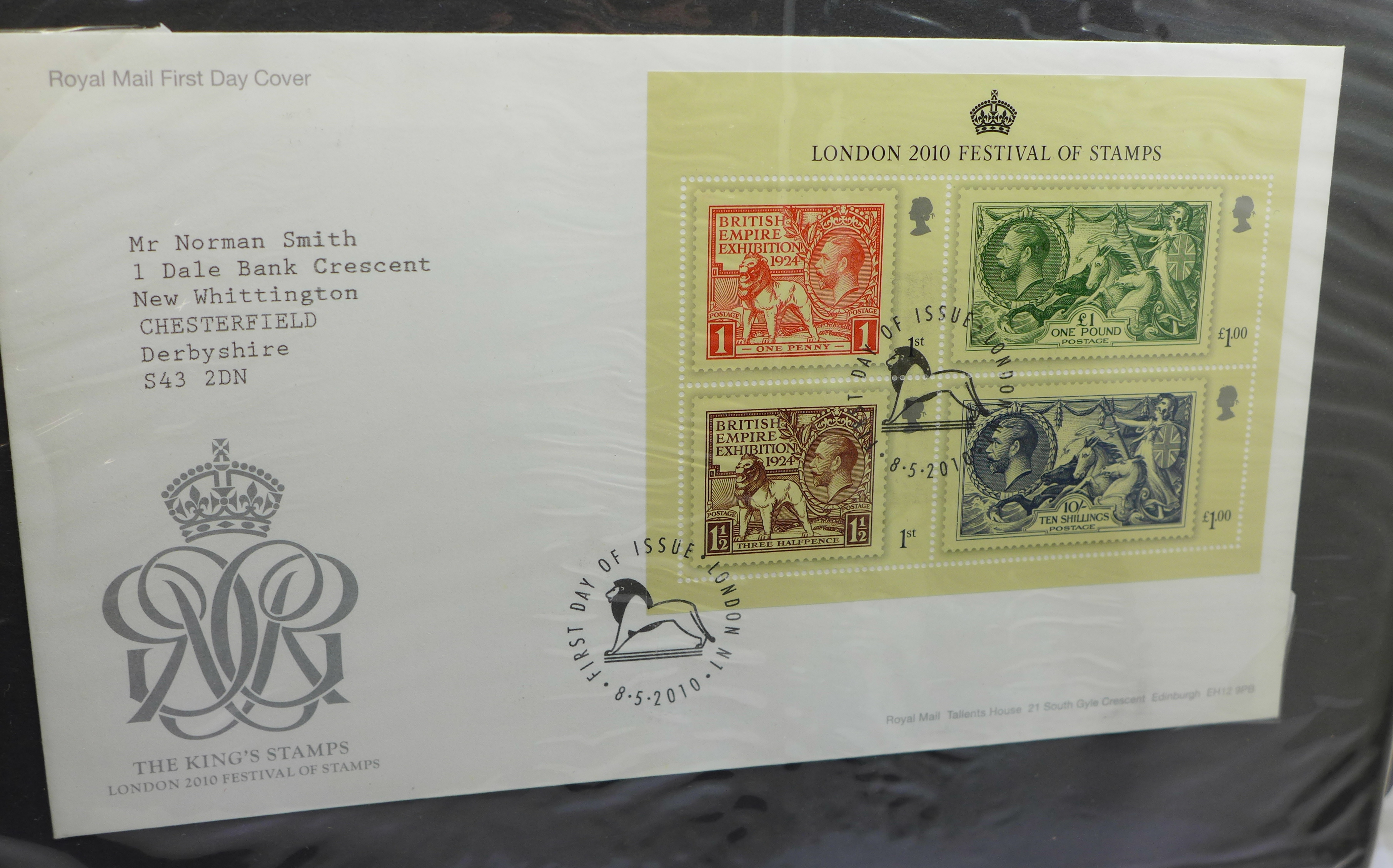 Stamps:- Great Britain Seahorses and related items including cover to Argentina, Royal Mail Repro - Bild 5 aus 7