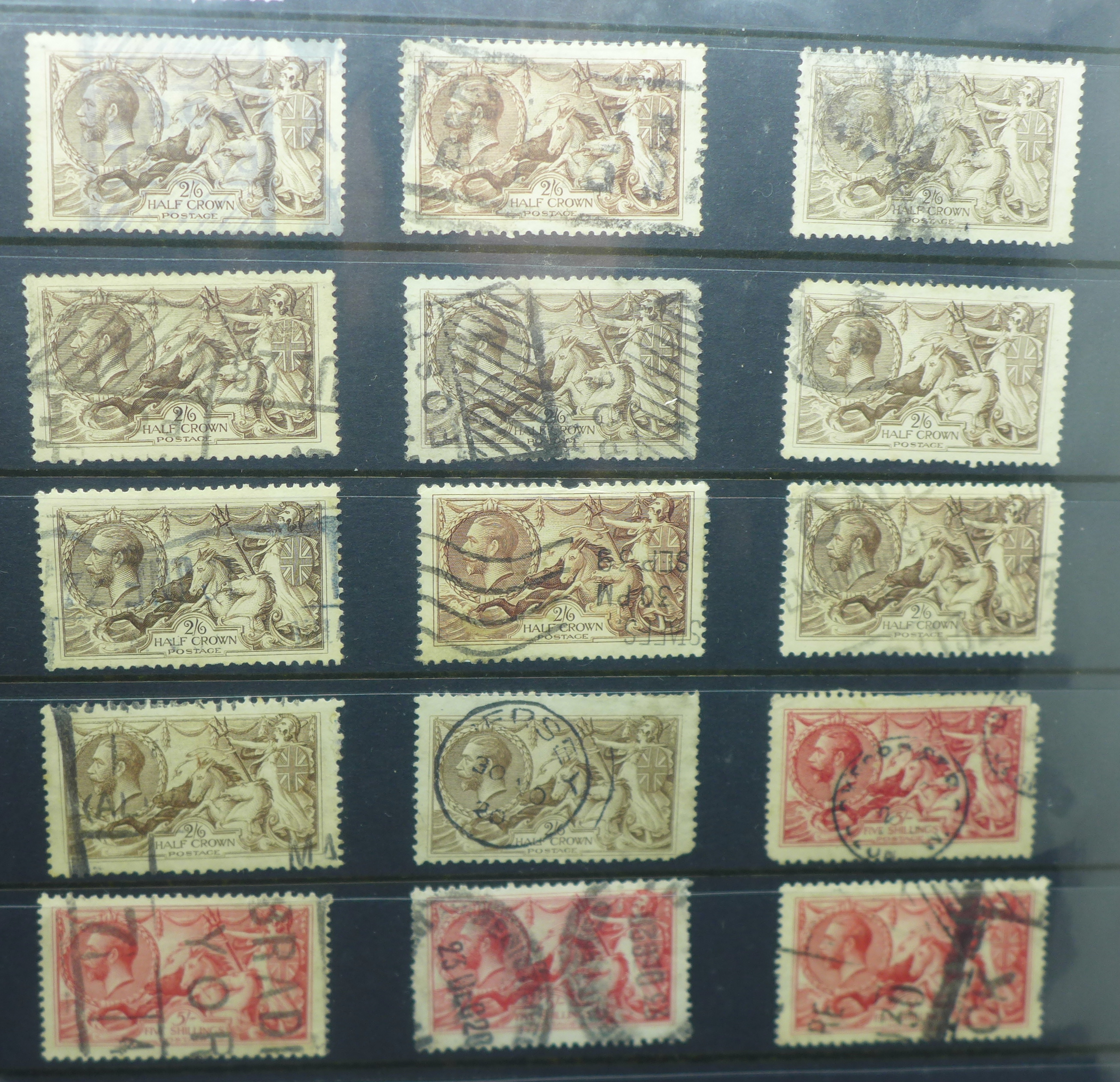 Stamps:- Great Britain Seahorses and related items including cover to Argentina, Royal Mail Repro - Bild 7 aus 7