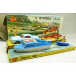 A Corgi Toys The Riviera Gift Set, No 31, boxed