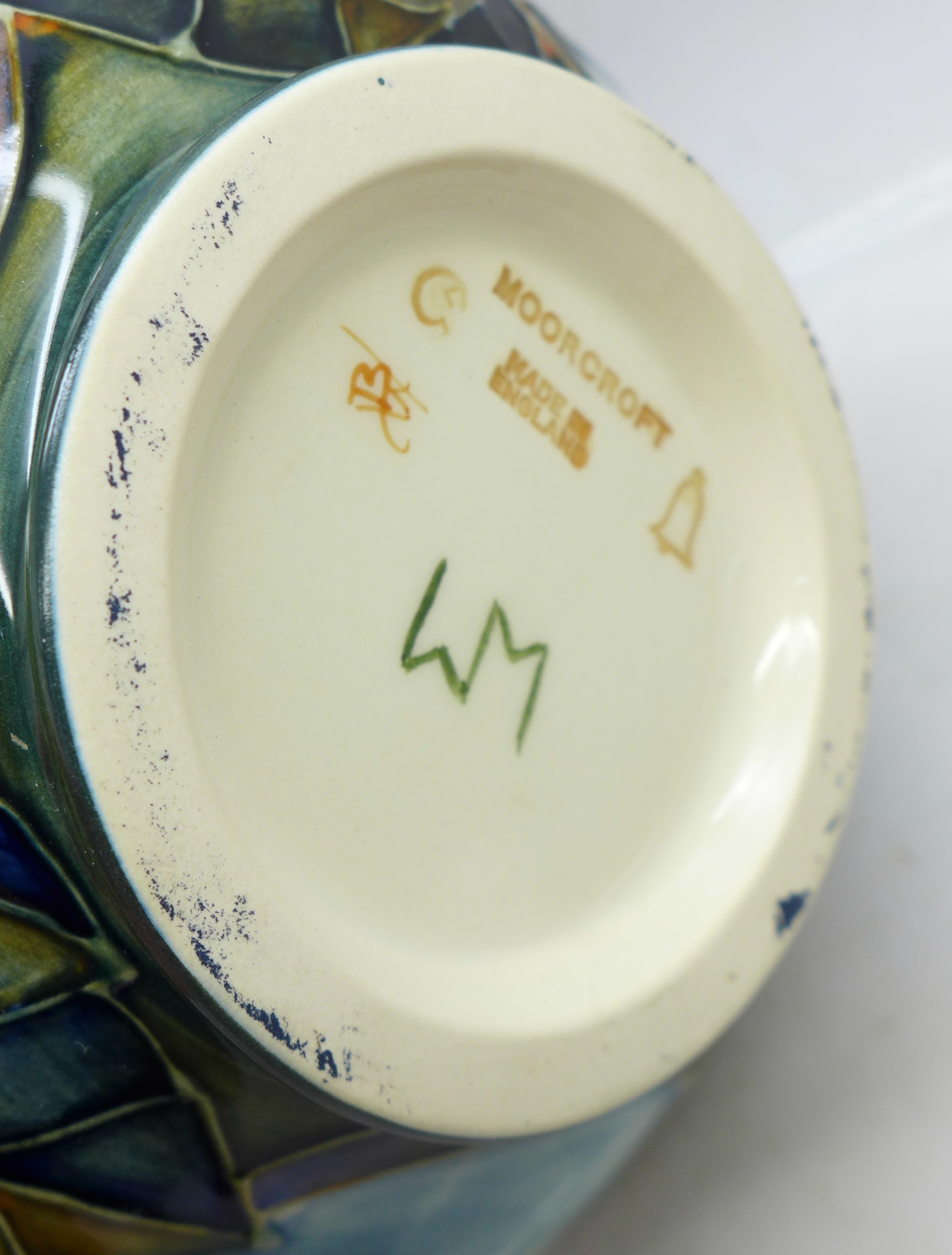 A Moorcroft Blackberries pattern bowl with box, 16cm diameter - Image 3 of 3